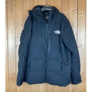 The North Face Men's 550 Down Puffer Jacket w/ Hood, Black - Size L